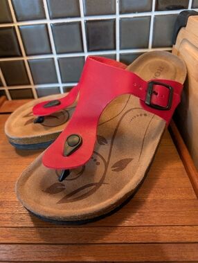 Romika Vegan Red Sandal,39